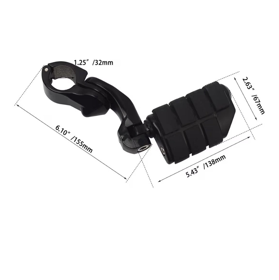 Highway pegs gloss black