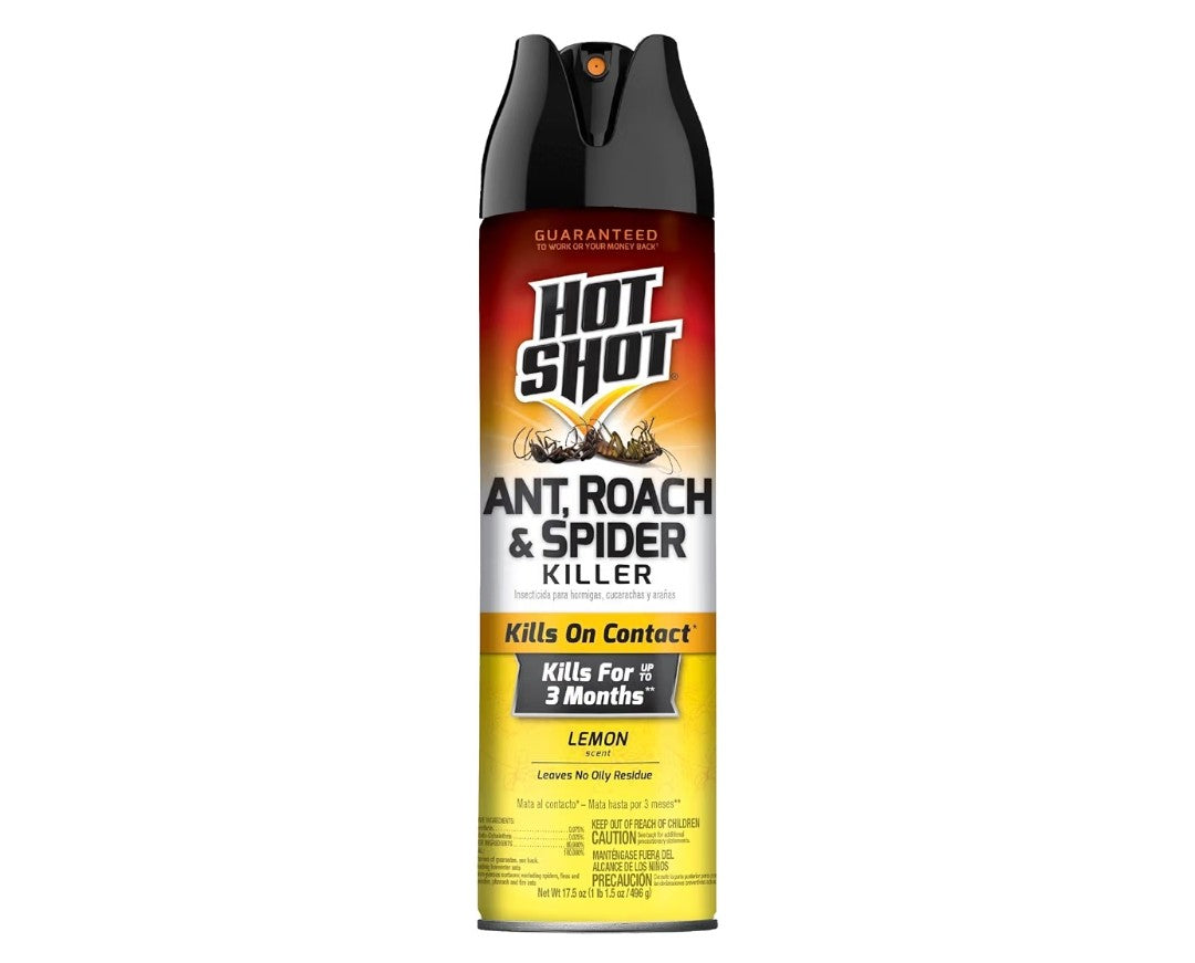 Hot Shot Ant, Roach, and Spider Killer, Lemon Scent (17.5oz)