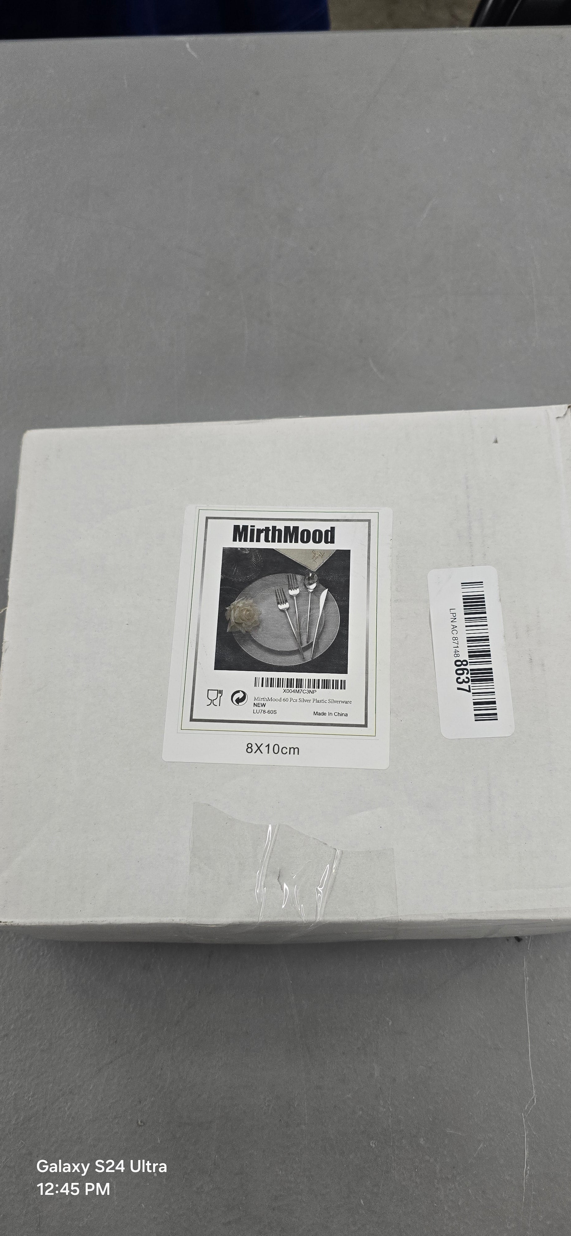 MirthMood 60 PCS Plastic Silverware.