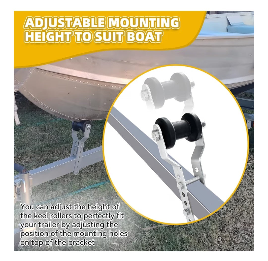 Marine Adjustable Keel Roller Assembly