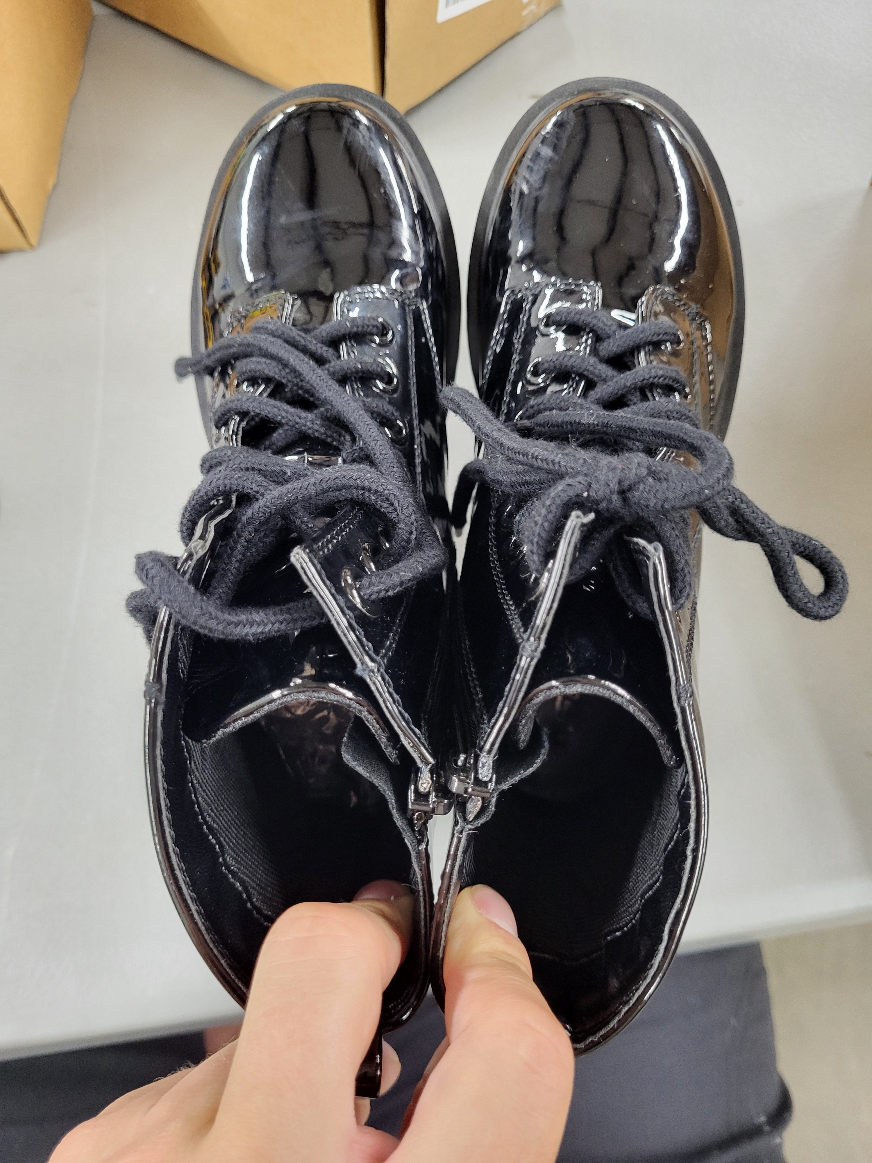 Ankle Boots with Side Zipper (7.5)