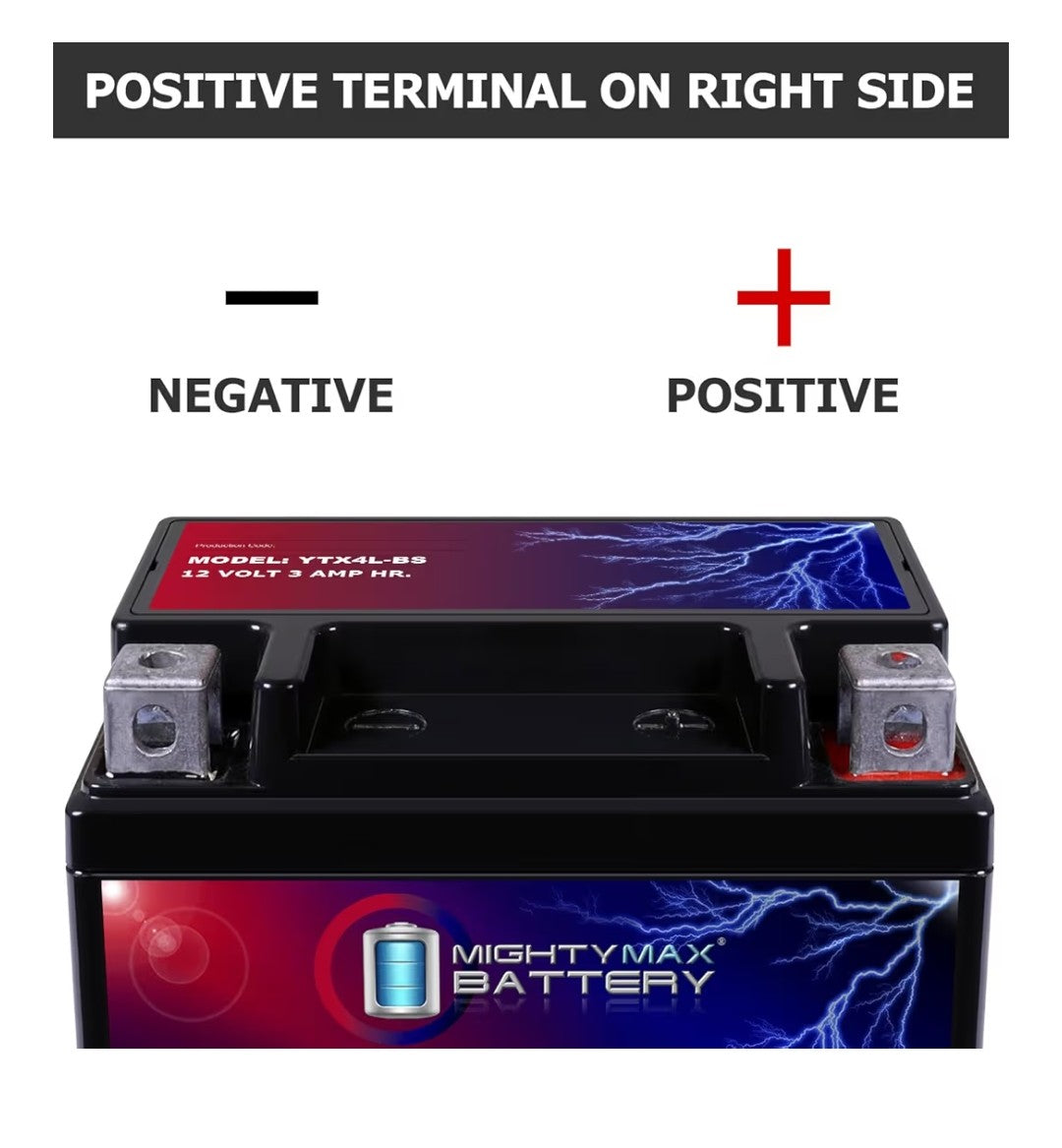 Mighty Max Battery YTX4L-BS SLA