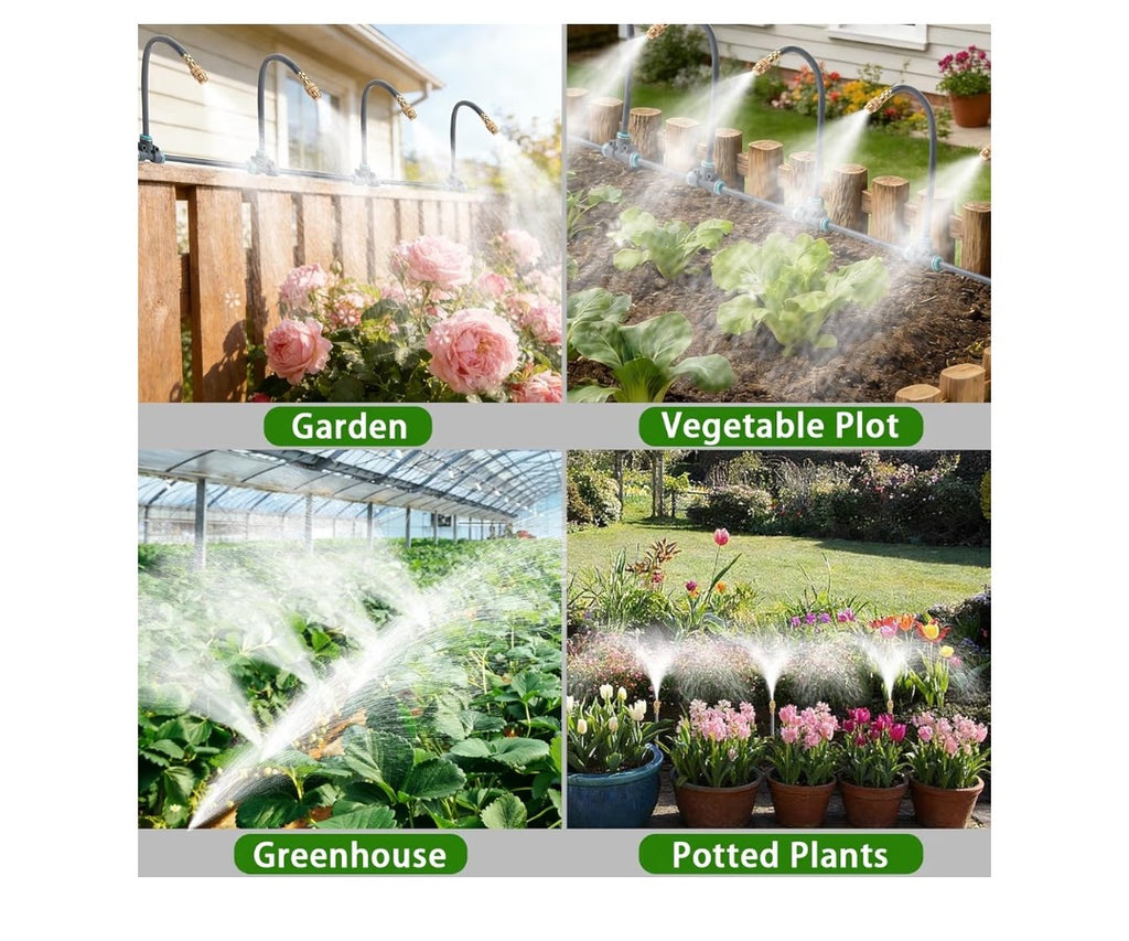 Automatic Garden Watering System 196ft