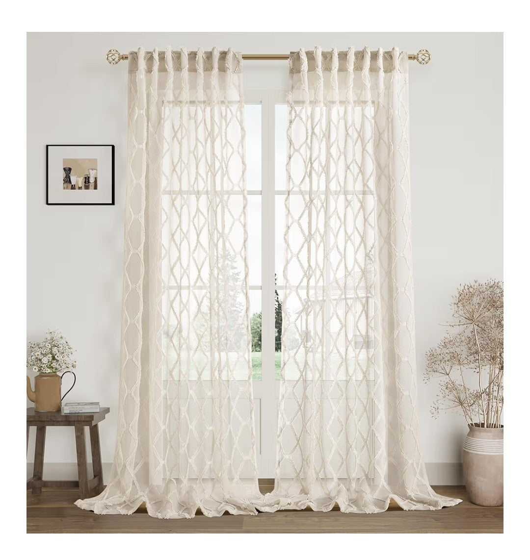 Sheer Curtains 52x84