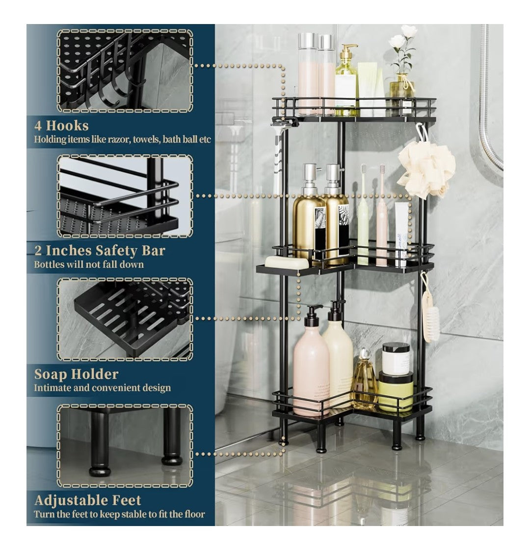 3-Tier Corner Shower Caddy