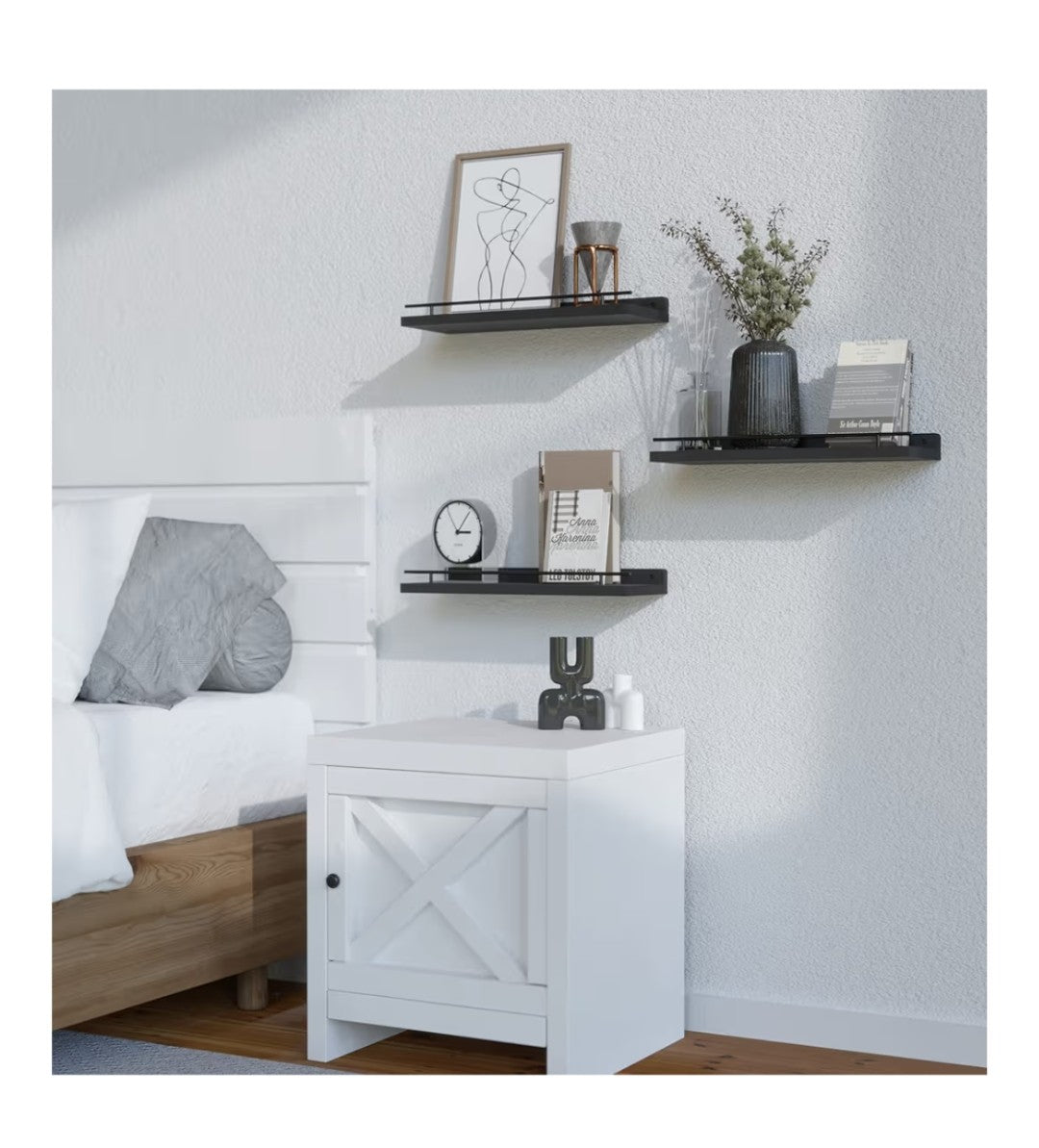 Floating Shelves set of 3 (Black)