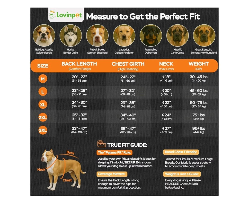 LovinPet Dog Onesie (Size 3XL)