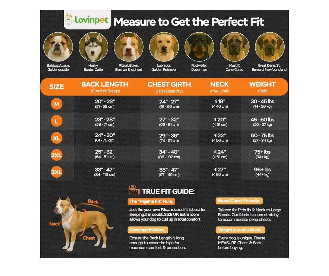 LovinPet Dog Onesie (Size 3XL)