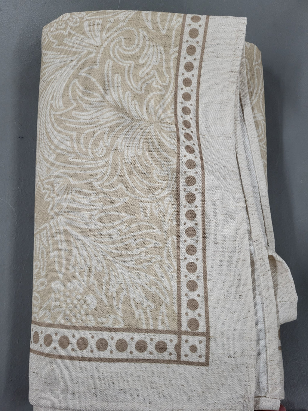 Thick Linen Tablecloth 79in x 55in