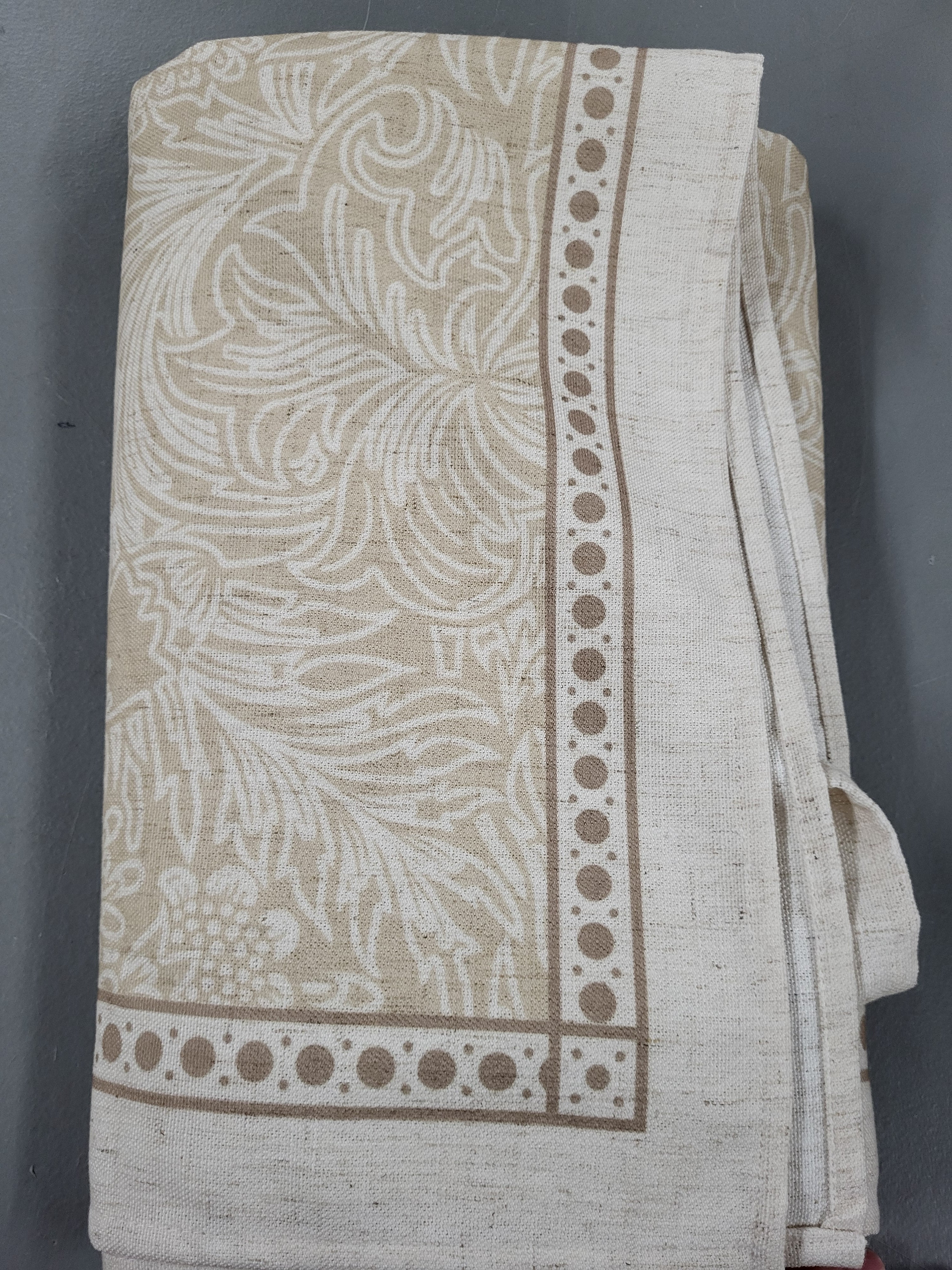 Thick Linen Tablecloth 79in x 55in