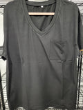 V Neck Casual T-Shirt (XL)