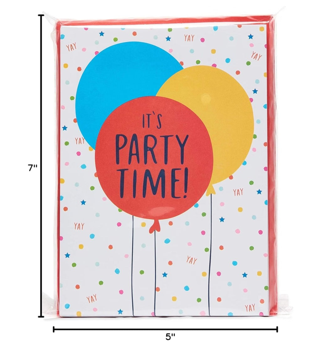 Party Invitations and Envelopes (25 count)
