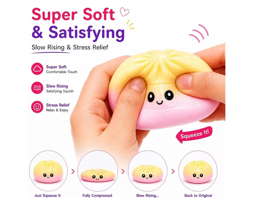 Dumpling Squishies Stress Balls (4 pack)