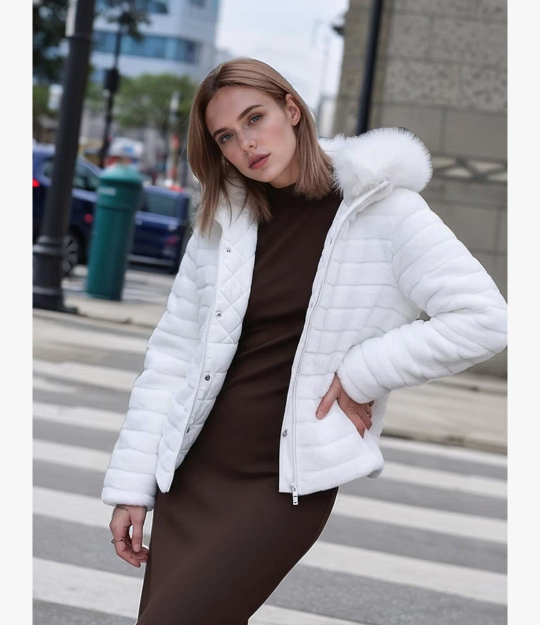 Women's Reversible Puffer Jacket (Small)