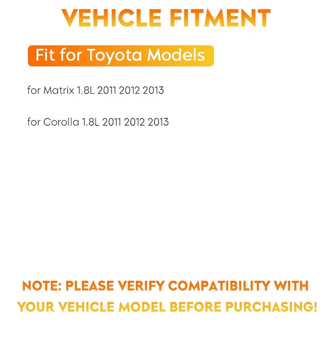 2011-2013 Toyota Corolla/Matrix L4 1.8L Altenator