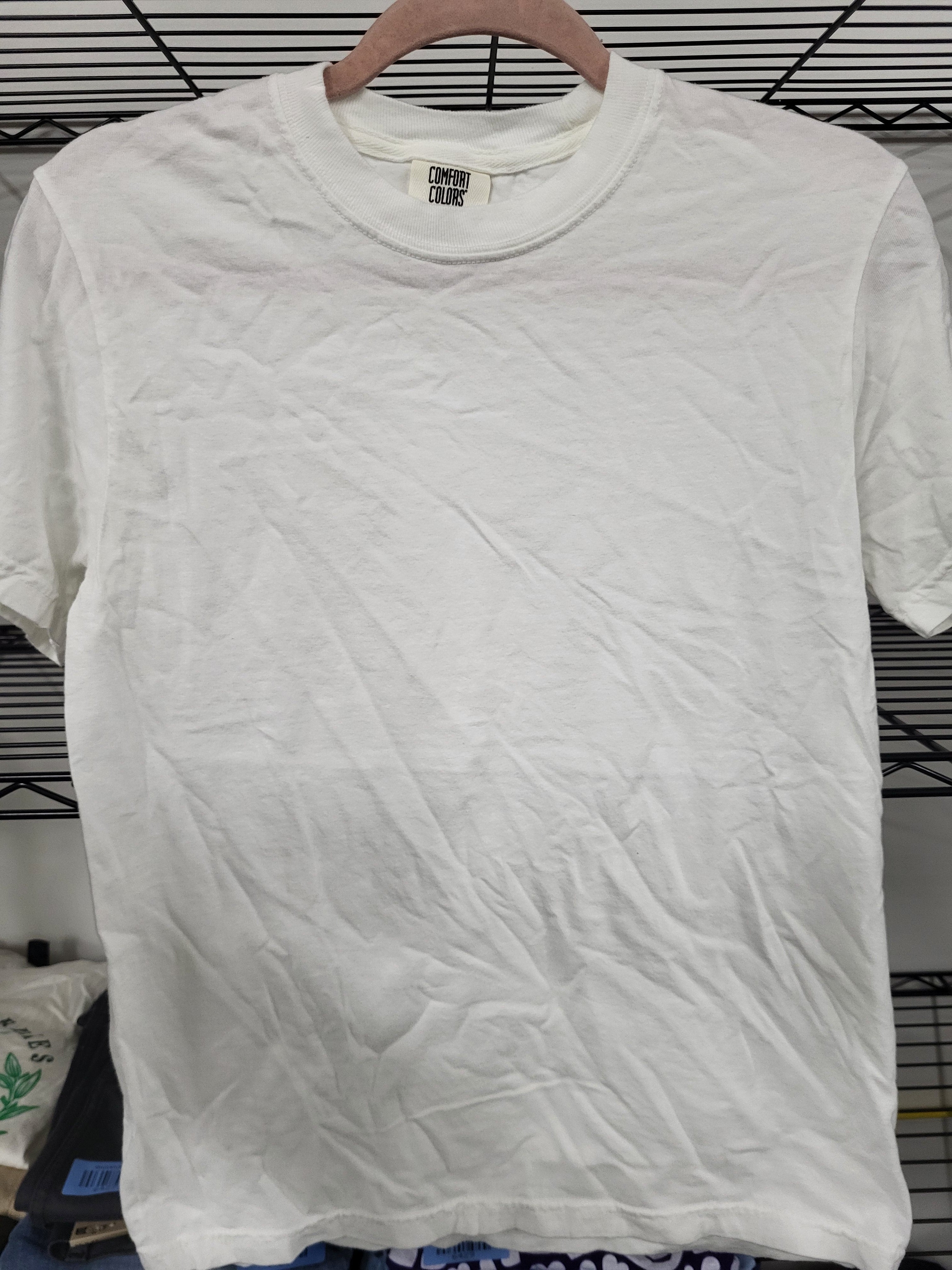 Comfort Colors White T-Shirt (Small)