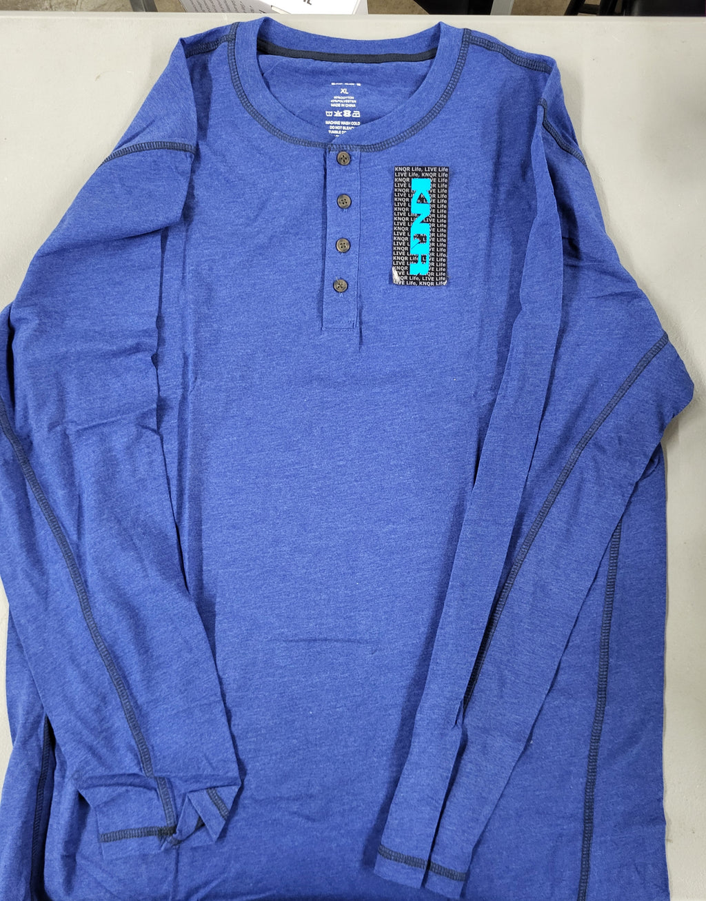 KNQR long-sleeve shirt (Size XL)