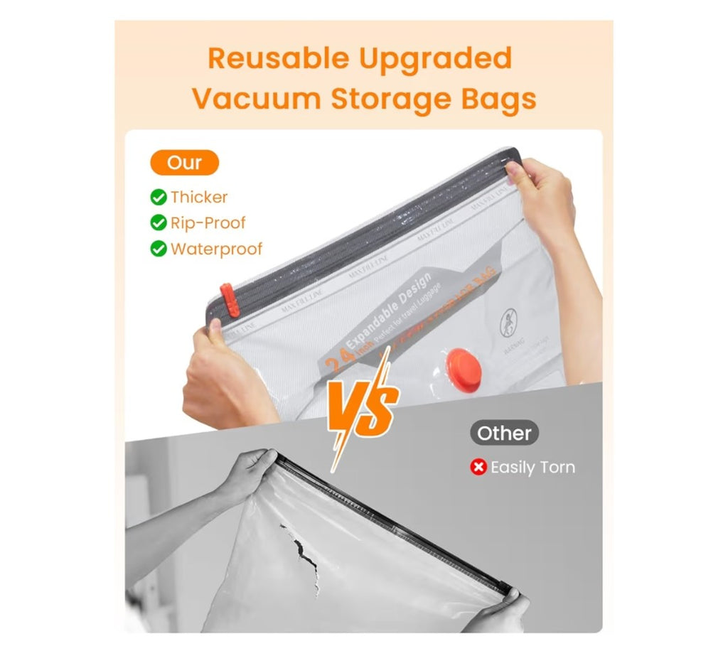 Foxmoon Vacuum Storage Bag Set with Pump