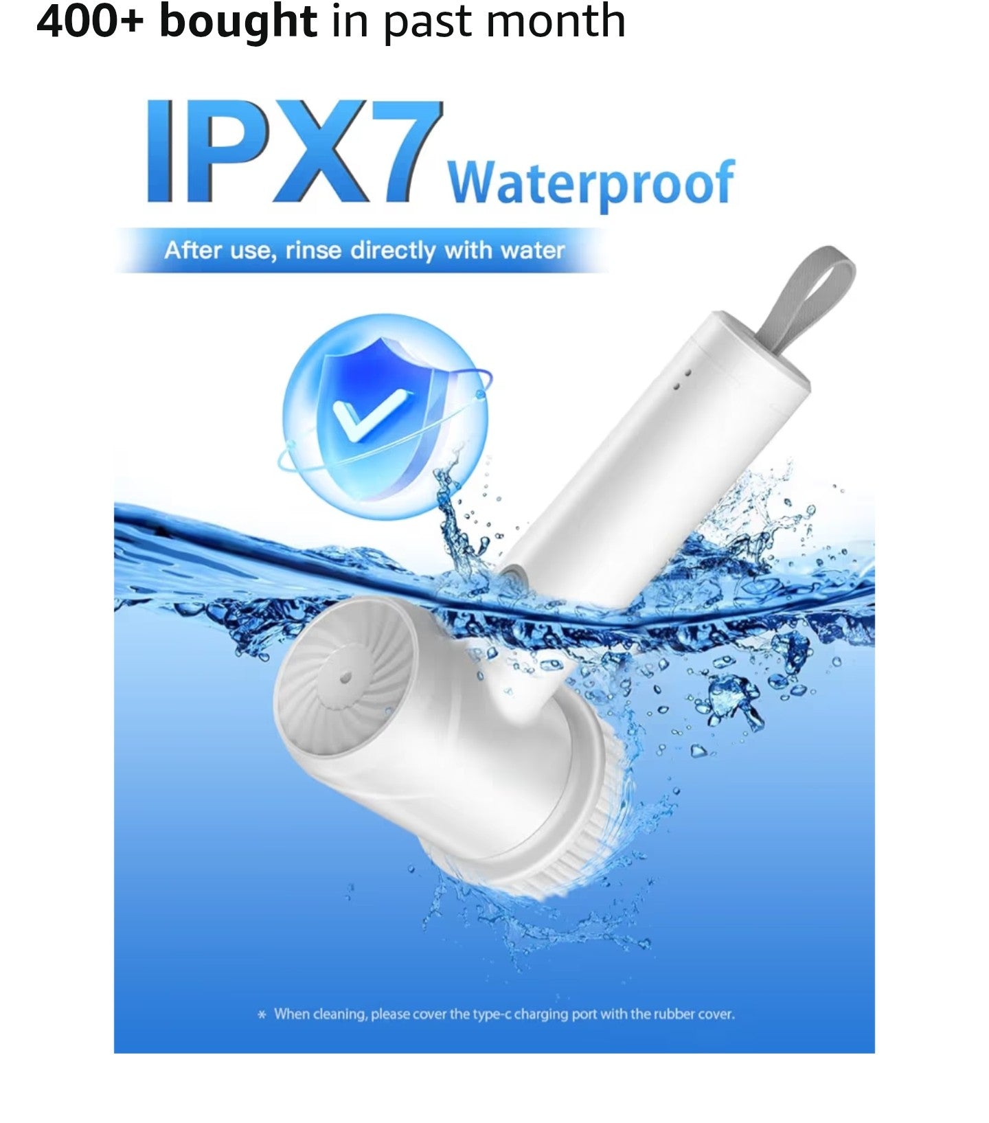 Electric Spin Scrubber - Cordless IPX7