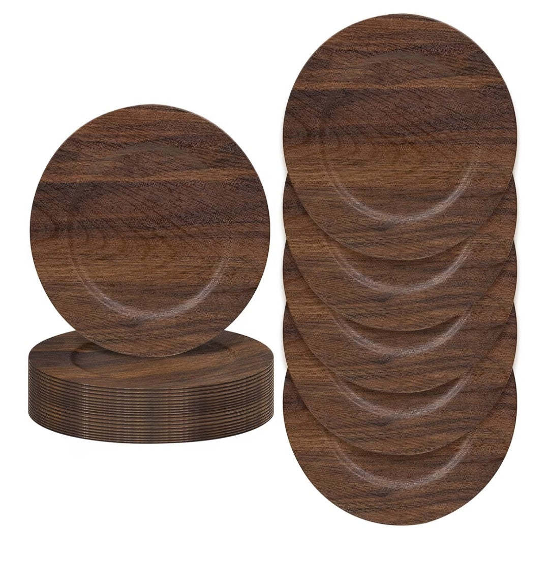 Jevergn 13in Charger Plates 24 pack