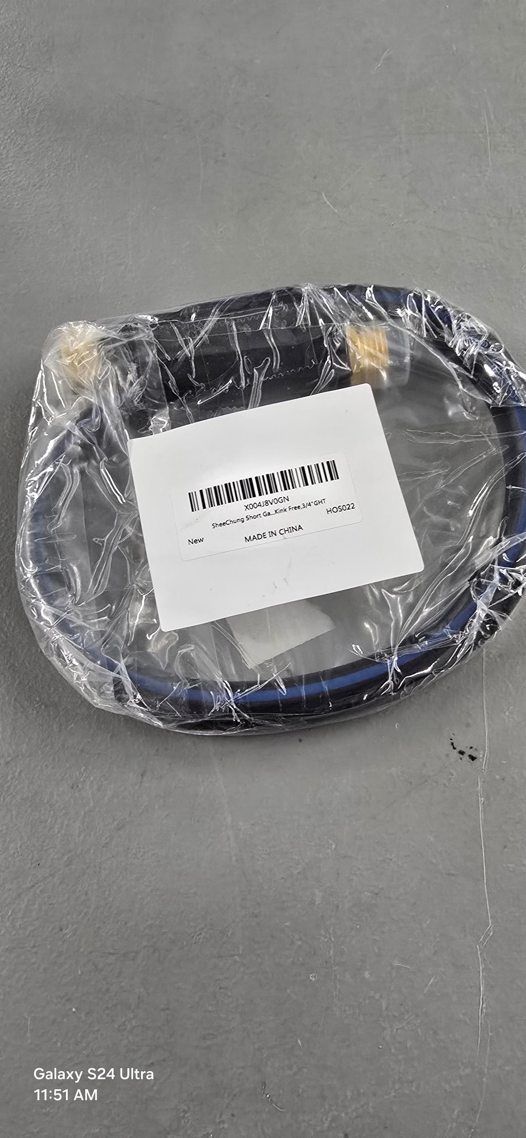 Short Garden Hose 2ft x 5/8",Leader Hose.