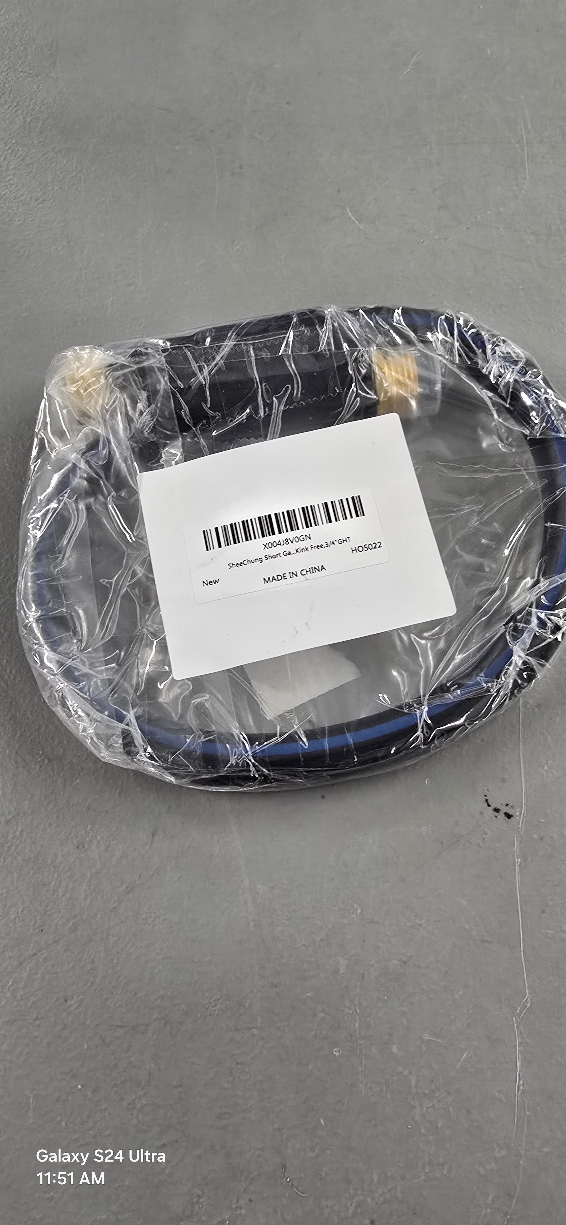 Short Garden Hose 2ft x 5/8",Leader Hose.