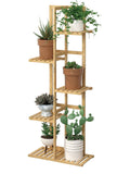 Bamboo 5 Tier Plant Stand