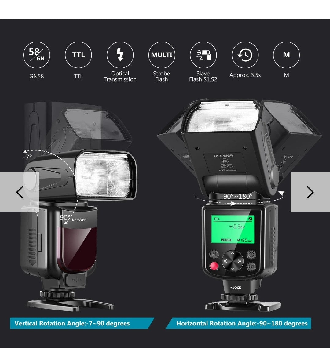 NEEWER NW670 TTL Speedlite Flash