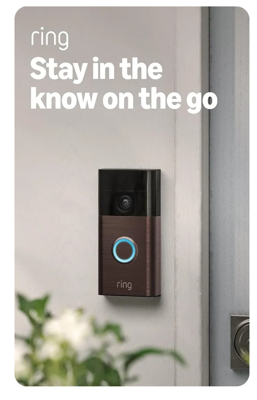 Ring Battery Doorbell (Venentian Bronze)