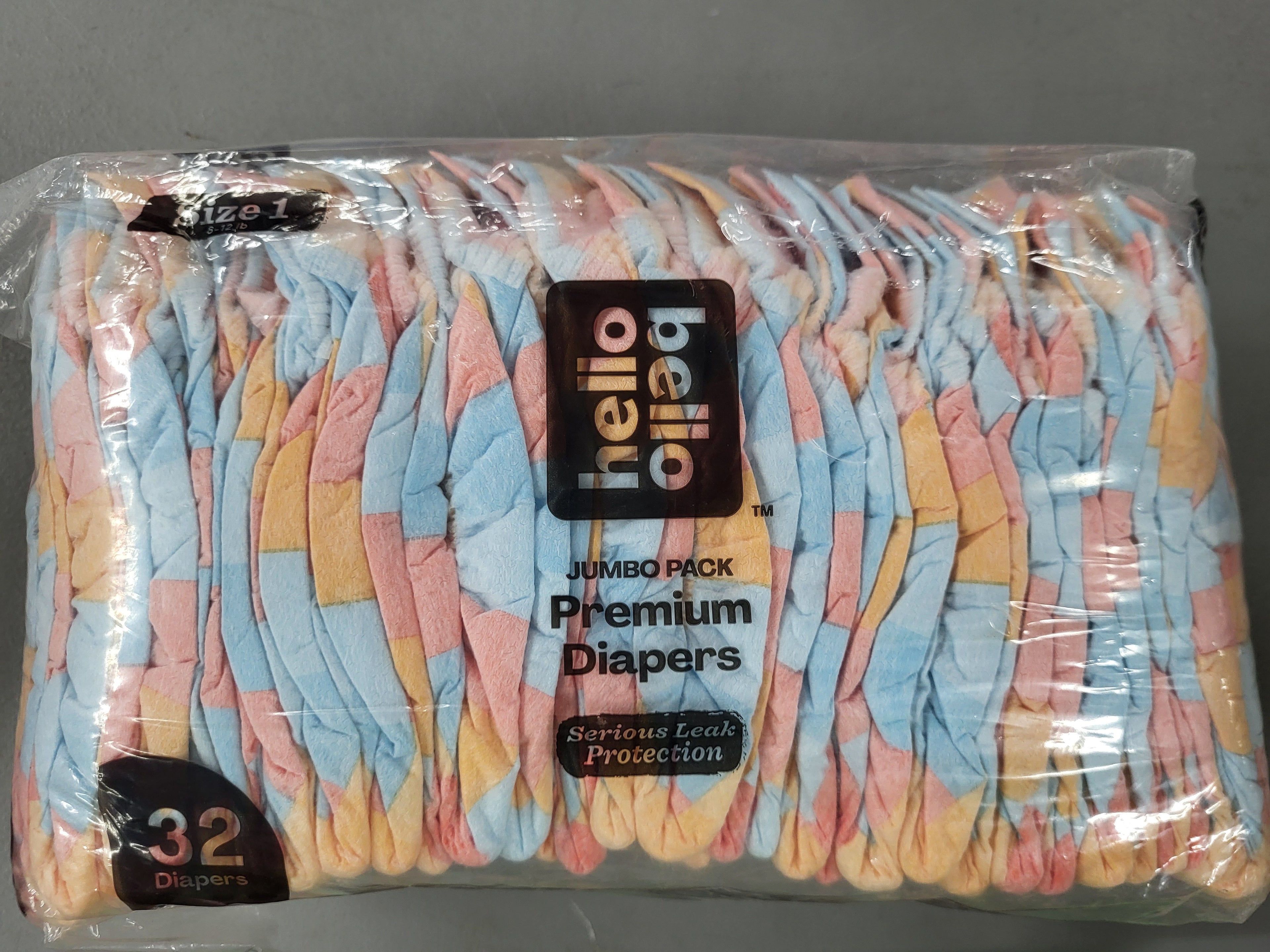 Premium Baby Diapers 32 count (Size 1)