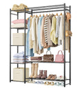 Wardrobe Closet, Portable Clothes Rack 4-Tiers
