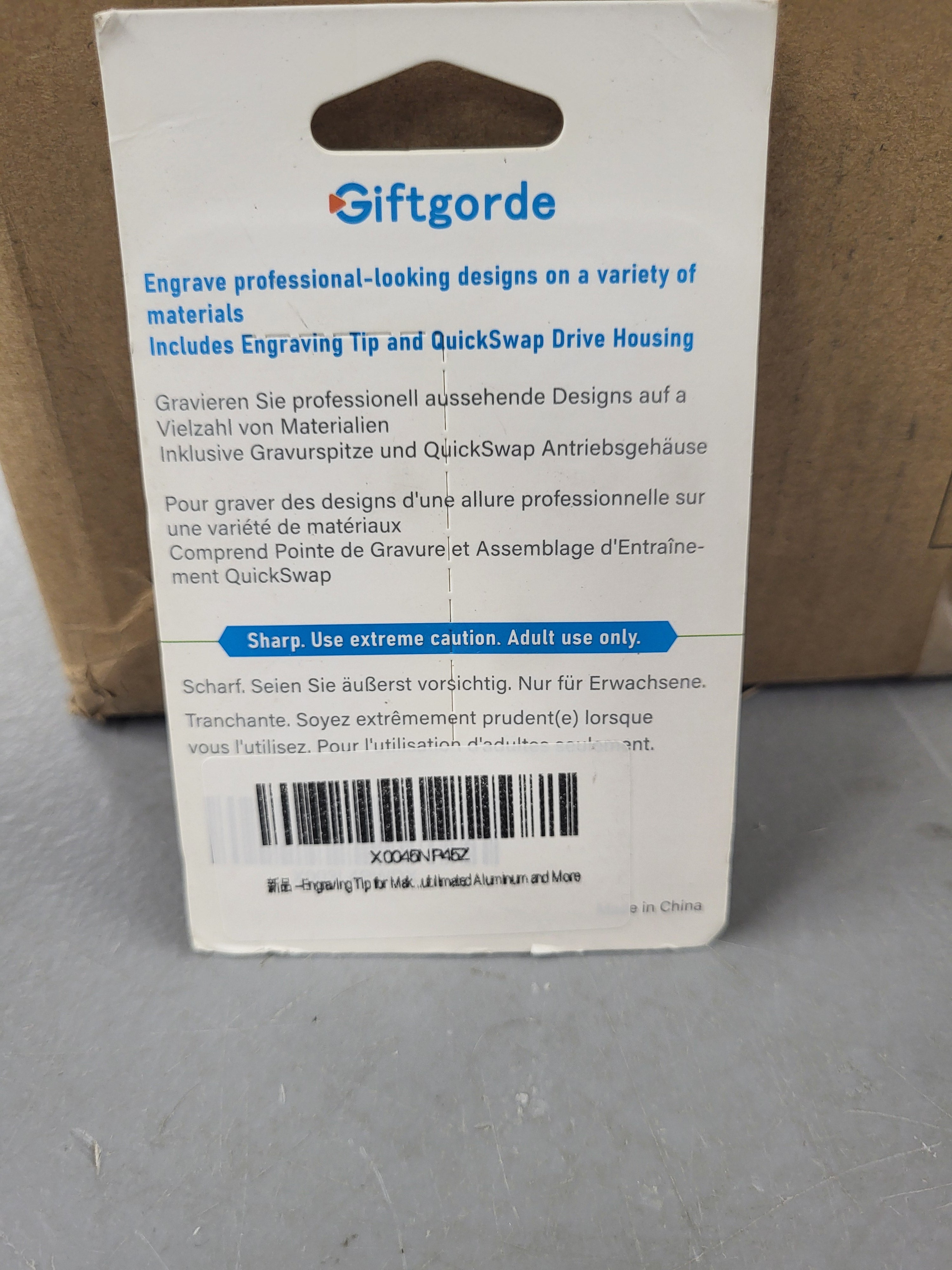 Giftgorde Engraving Tip + Quickswap Housing (For a Cricut Maker Series)