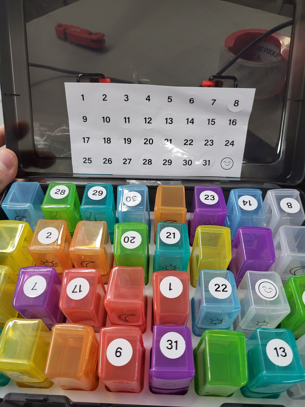 Monthly Pill Organizer