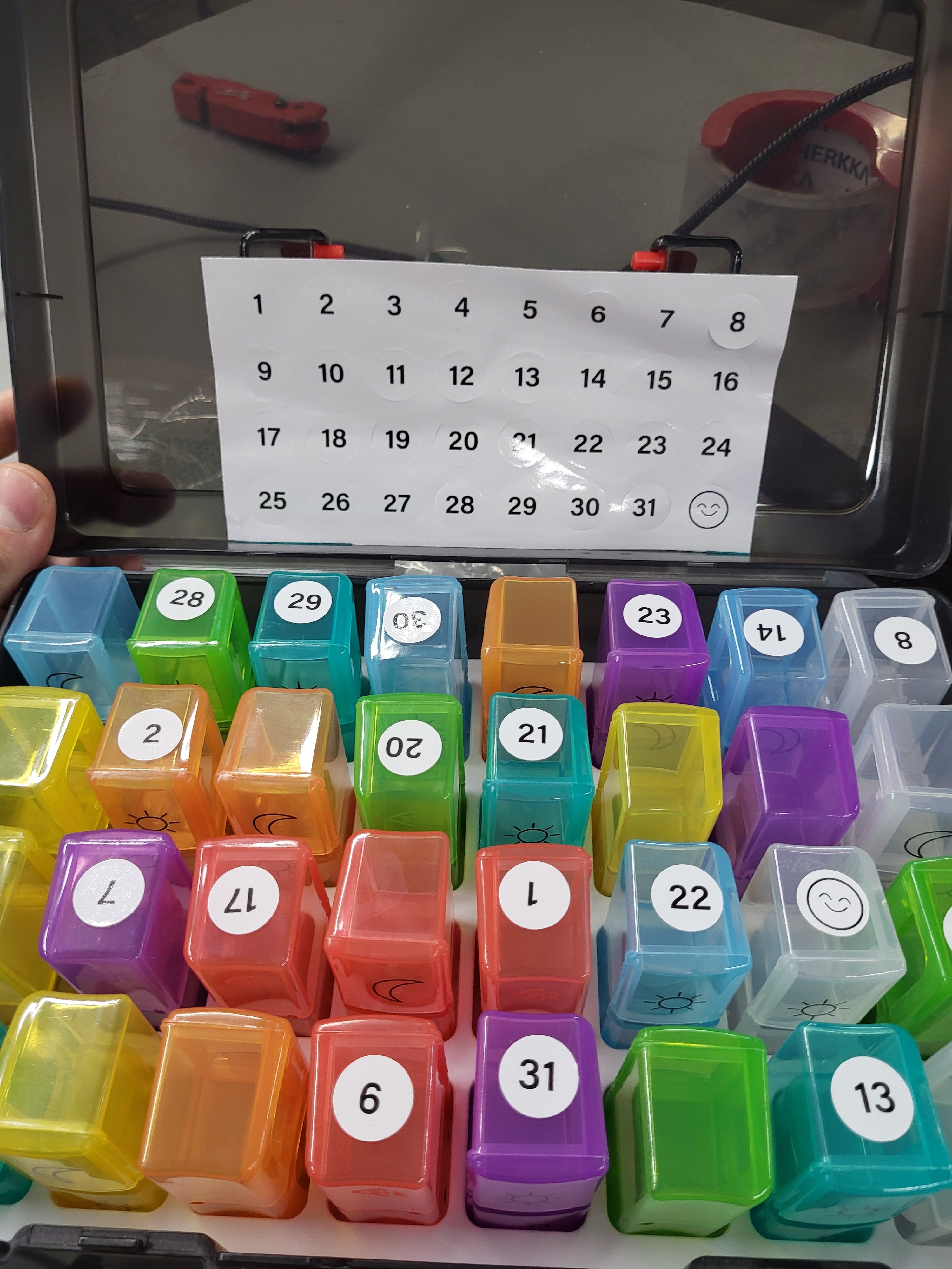 Monthly Pill Organizer