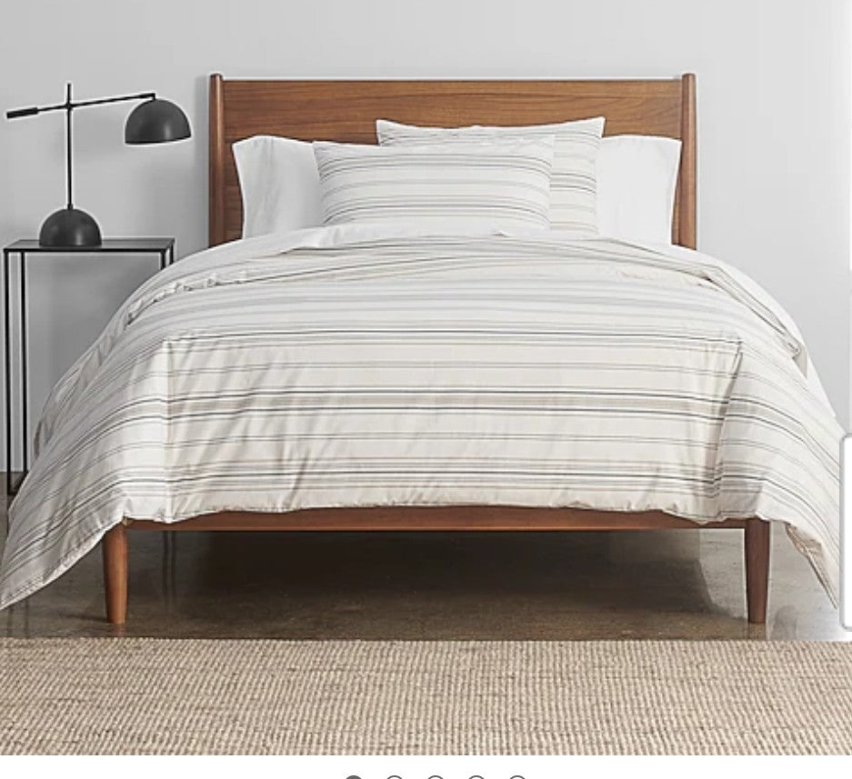 Simply Put King 3-pc. Cotton 100% Duvet Cover Set, Ticking Stripe