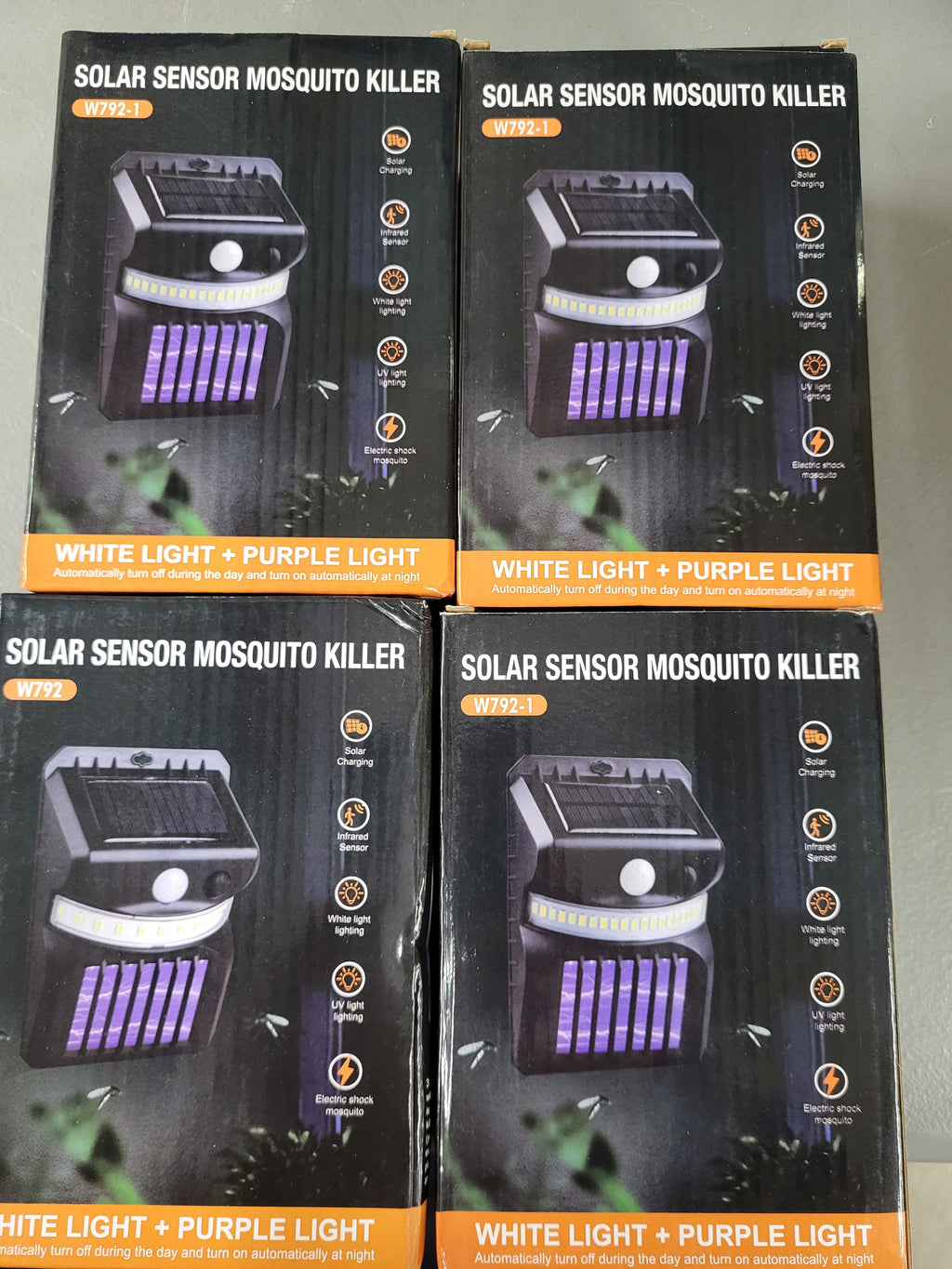 Solar Sensor Mosquito Killer (4 pack)
