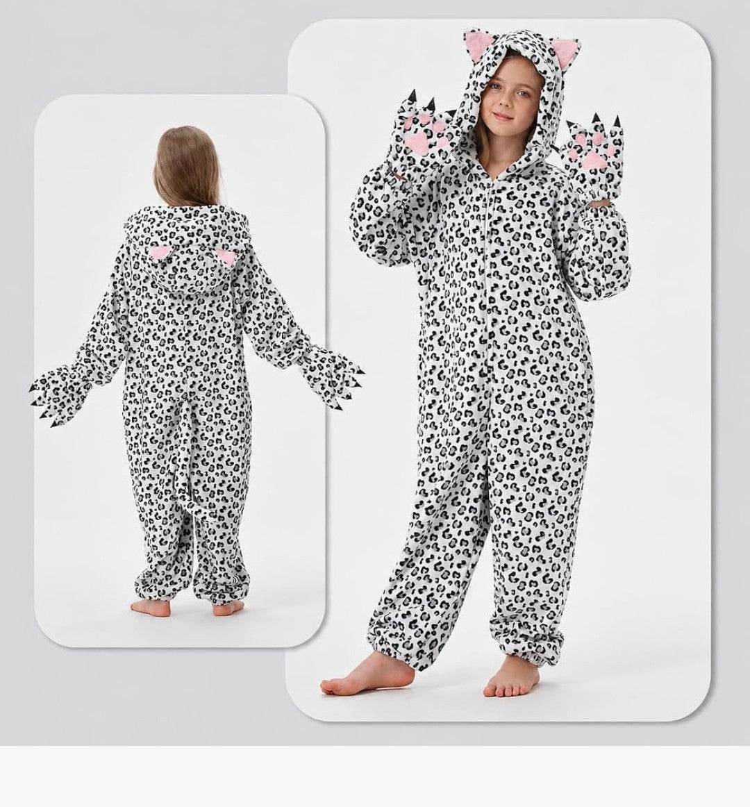 Snow Leopard Costume for Kids (Size 130)