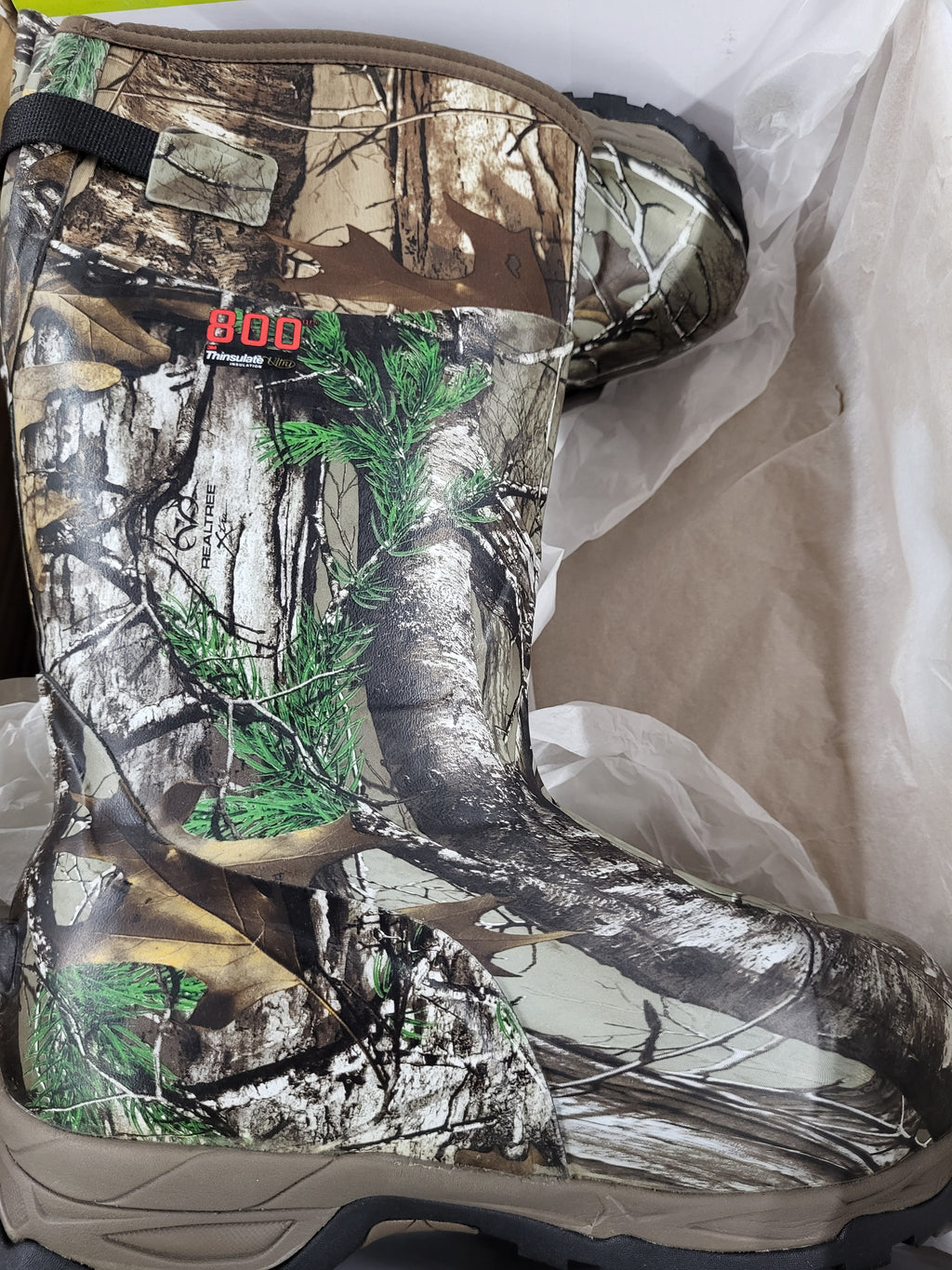 Tidewe Insulated Camo Boots (Size 5)