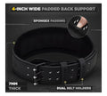RDX Weight Lifting Belt Gym Fitness, Cowhide Leather, 4”