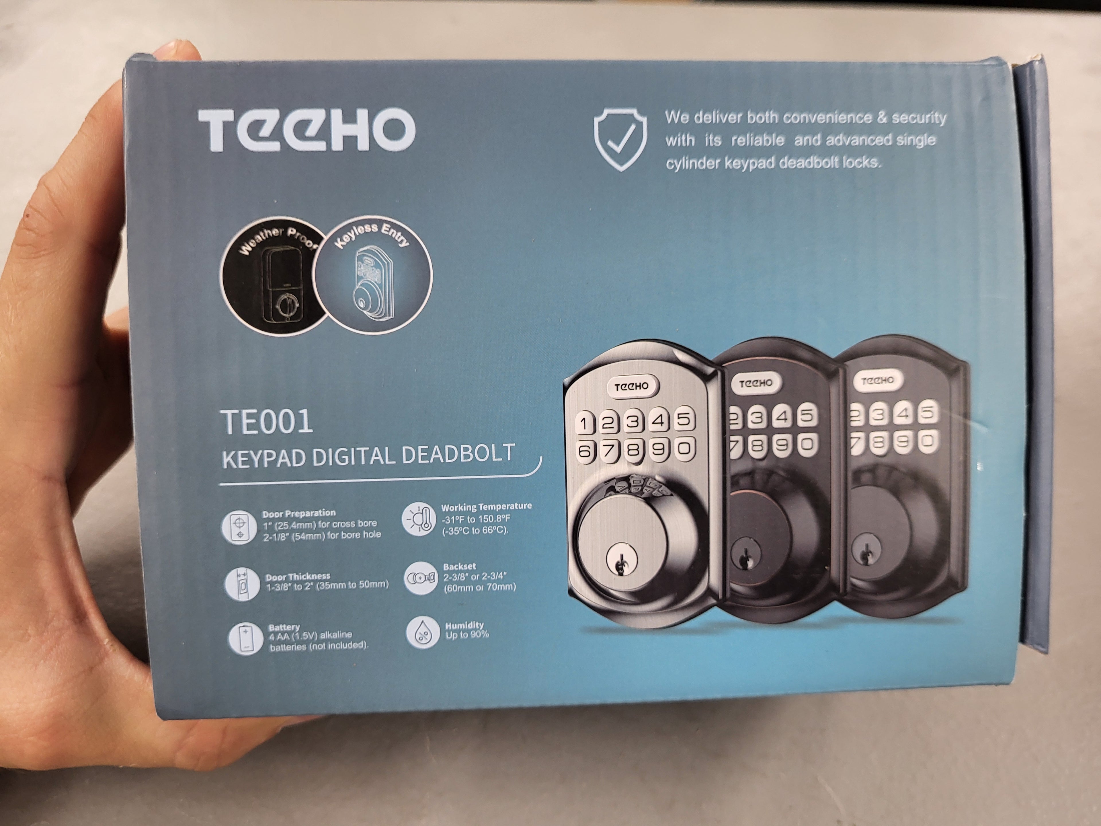 Teeho TE001 Keyless Entry Door Lock