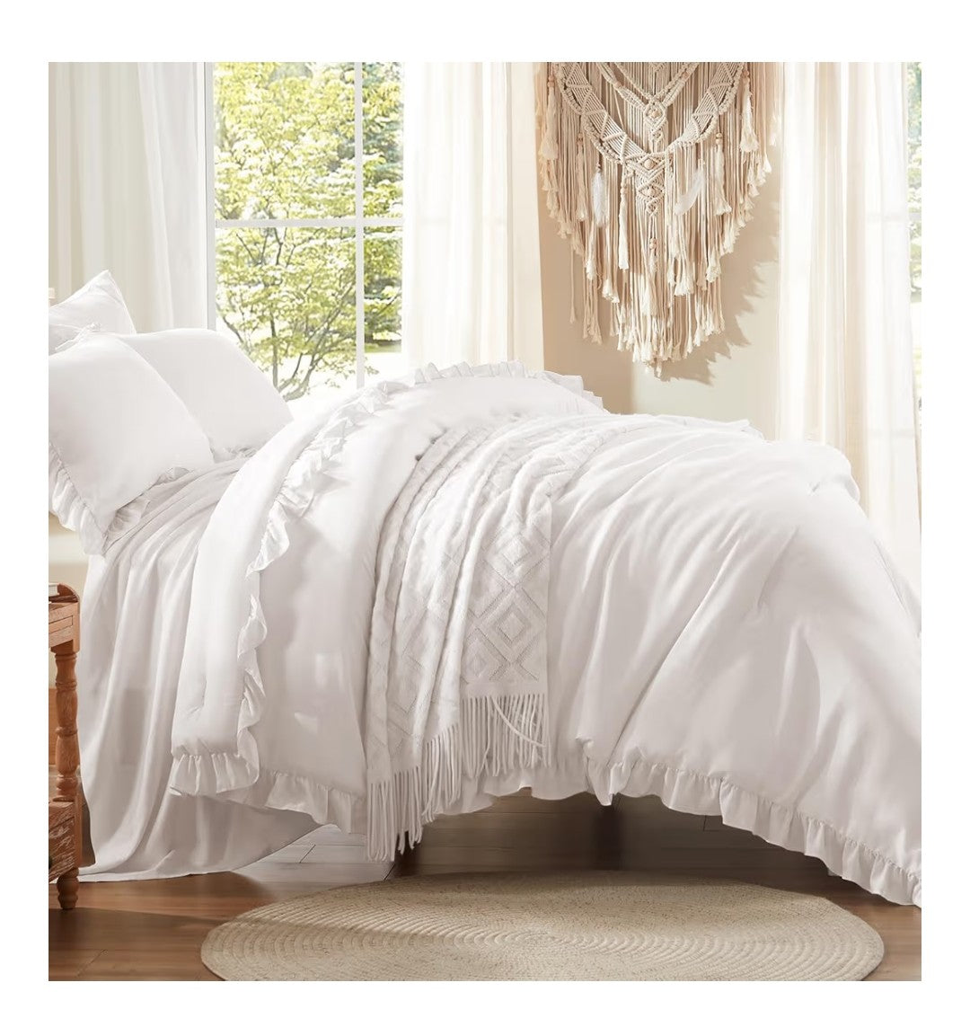 Anluoer 7 Piece Full Size Comforter Set
