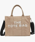 The Tote Bag for Women Crossbody Canvas Tote Bag Zipper Canvas Tote Bag for Office, Travel and Shopping
