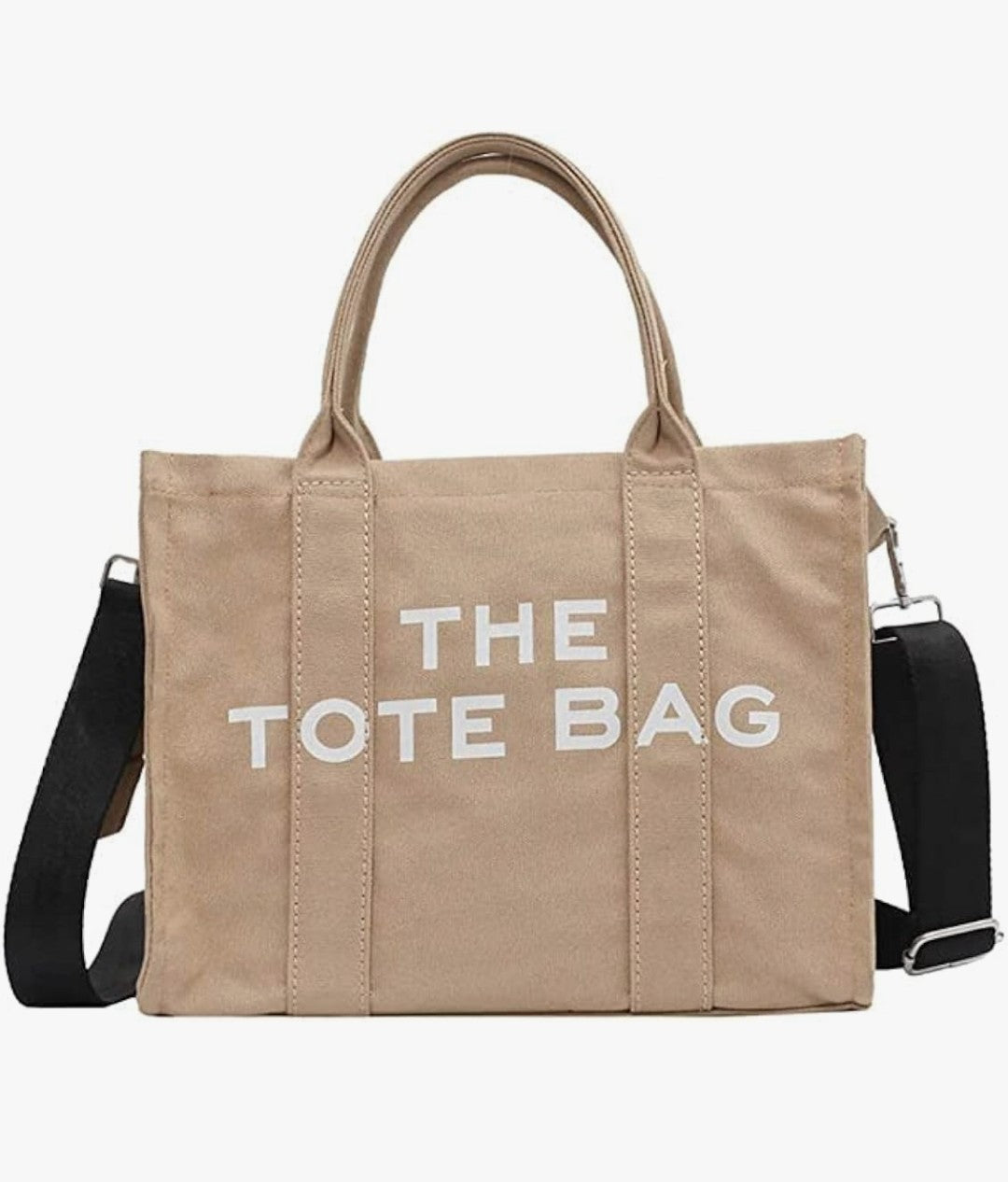 The Tote Bag for Women Crossbody Canvas Tote Bag Zipper Canvas Tote Bag for Office, Travel and Shopping