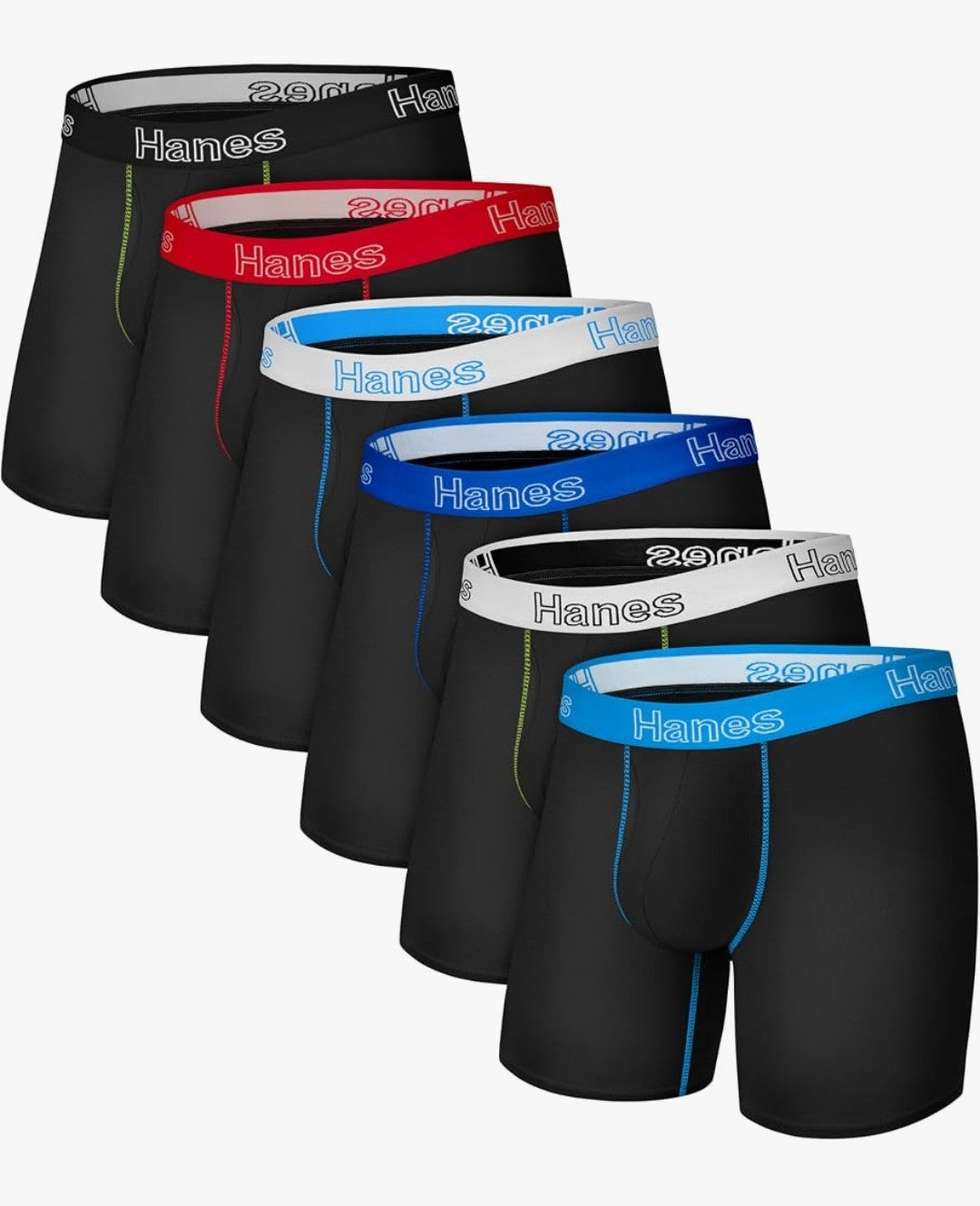 Hanes Mens Boxer Briefs 6 pack (2XL)