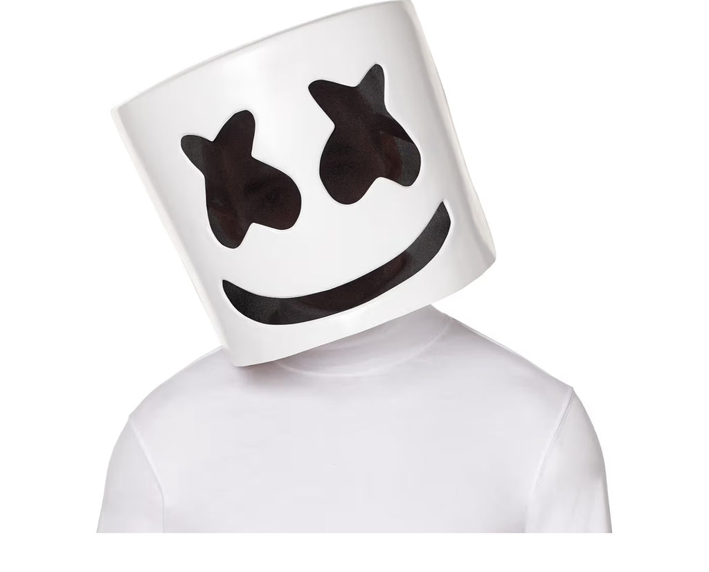 InSpirit Designs Kids EL Wire Light-Up Marshmello Half Mask