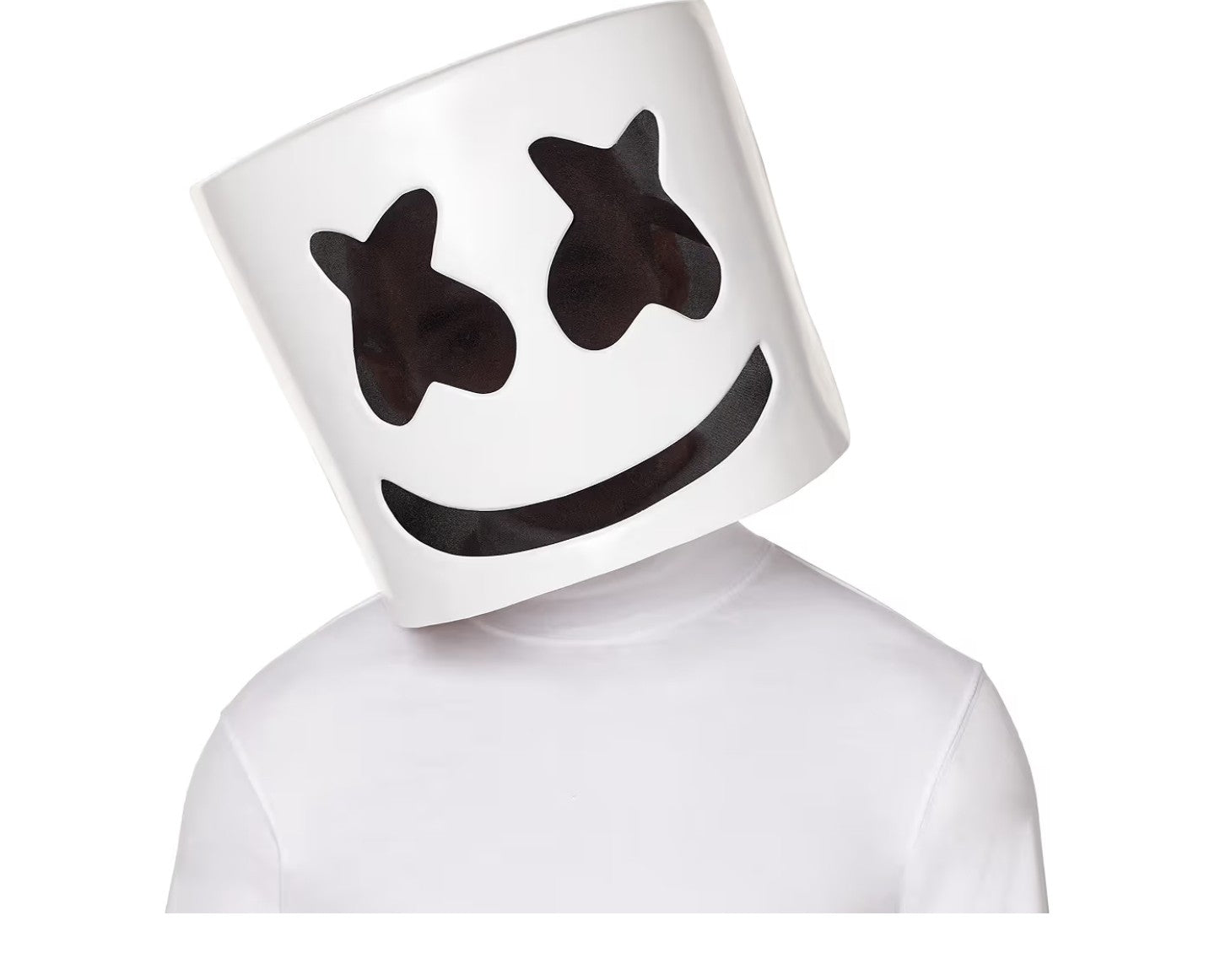 InSpirit Designs Kids EL Wire Light-Up Marshmello Half Mask