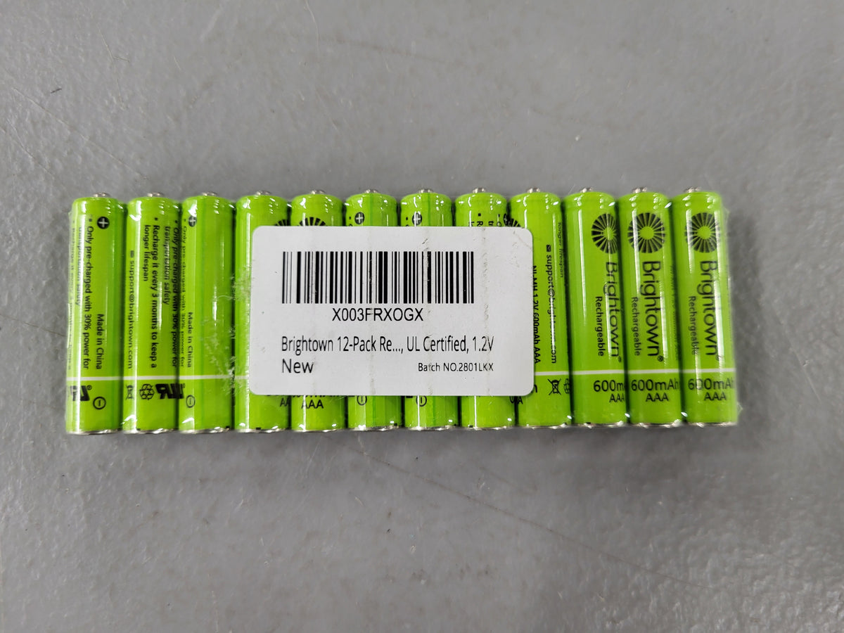 Recharable AAA Batteries (600mAh)