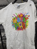 Happy Holi T-Shirt (Womens Medium)