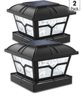 SIEDiNLAR Solar Post Cap Lights Outdoor 2 Color Modes