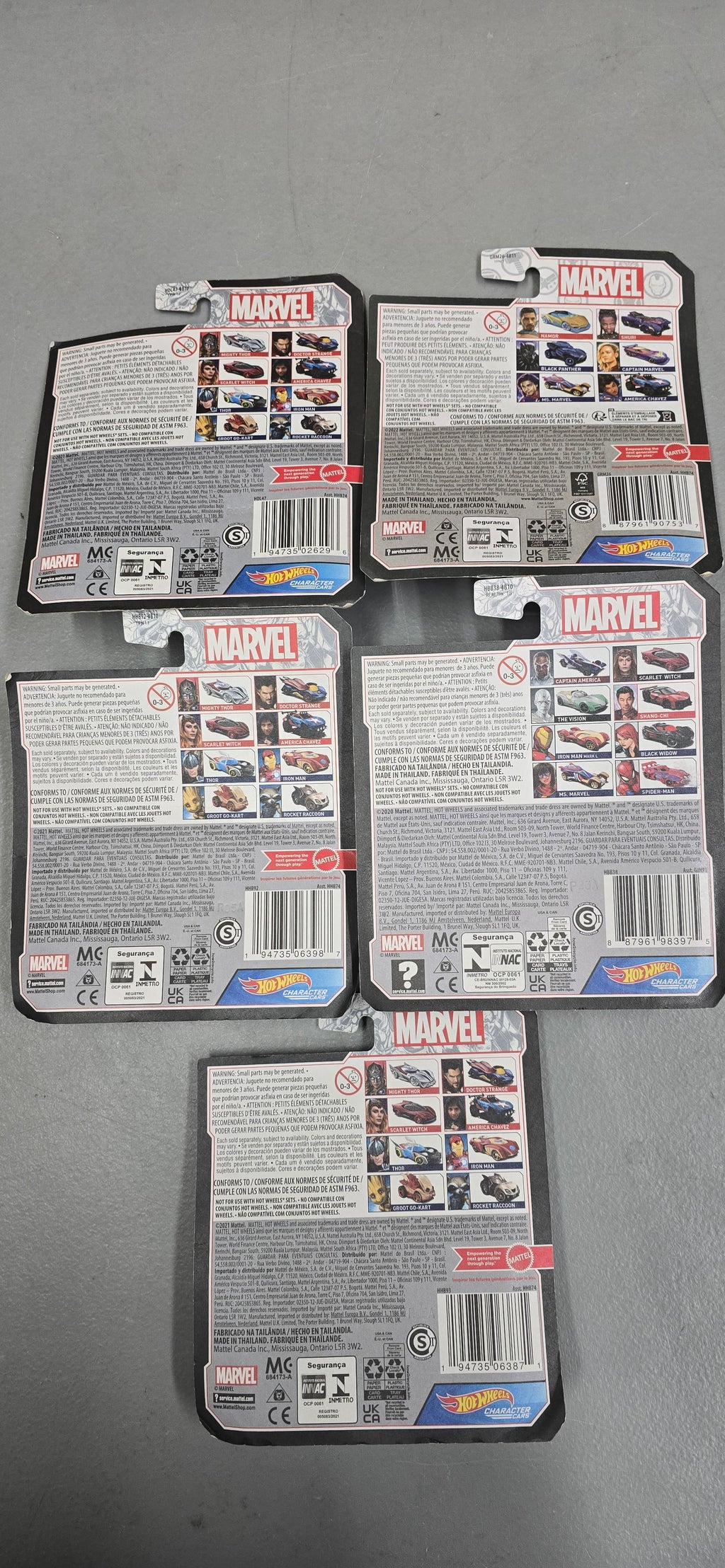 Marvel Hot Wheels